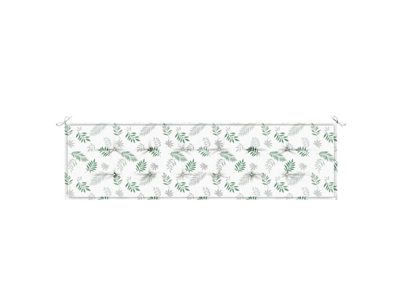 Coussin de banc, coussin d'assise, coussin de canapé tissu oxford modèle feuille 180 x 50 x 3 cm cf53812 - Conforama A