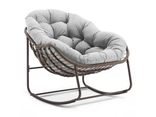 Fauteuil fixe OKWISH Tissu bicolore vendu A l'unité