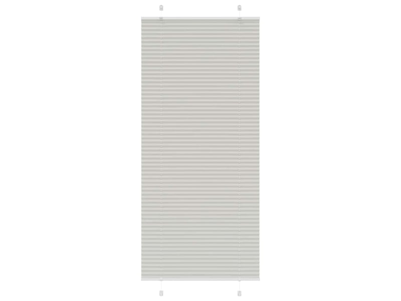 Store plissé, store de fenêtre gris clair 95x200 cm largeur du tissu 94,4 cm cf46915 - Conforama A