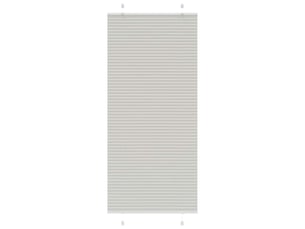 Store plissé, store de fenêtre gris clair 95x200 cm largeur du tissu 94,4 cm cf46915