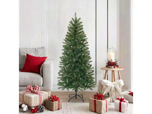 Sapin de noël, arbre de noël artificiel 150 cm pvc, pe et acier vert