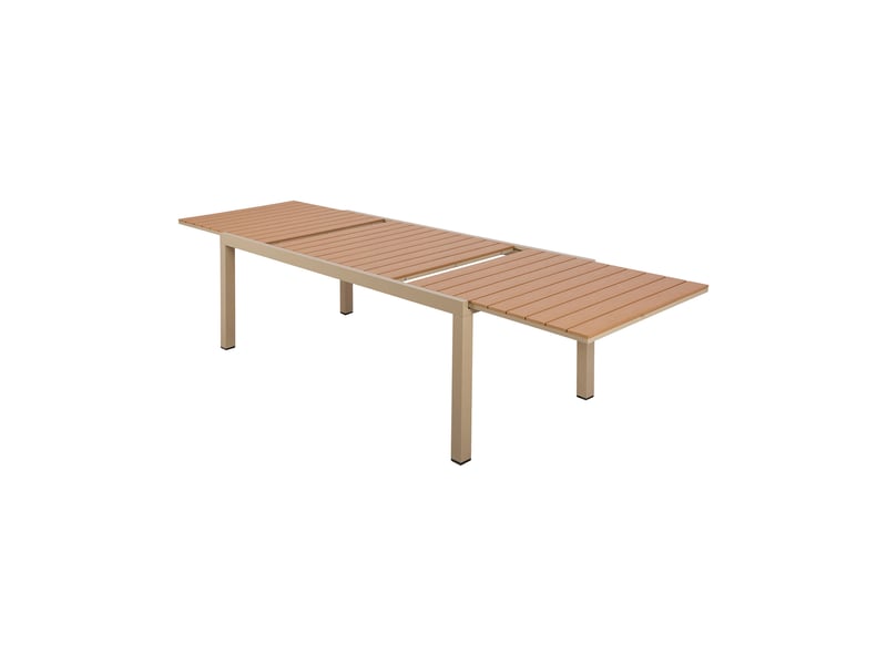  Ensemble table de jardin 200300cm + 8 chaises crème - nice  - Conforama C