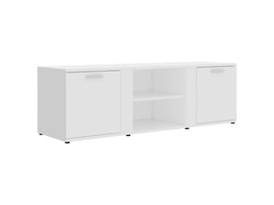 Meuble tv coloris blanc 120 cm <strong></strong>  <strong></strong>