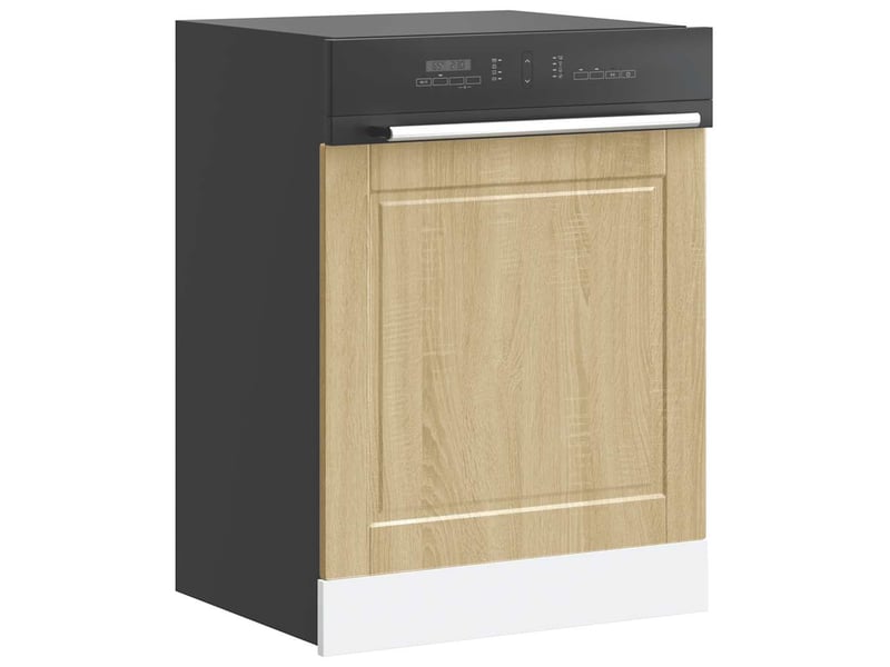  Panneau de lave-vaisselle chêne sonoma 60x1,5x57cm  - Conforama B