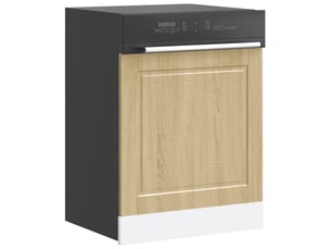 Panneau de lave-vaisselle chêne sonoma 60x1,5x57cm