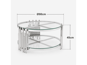 Table basse  coloris bicolore  