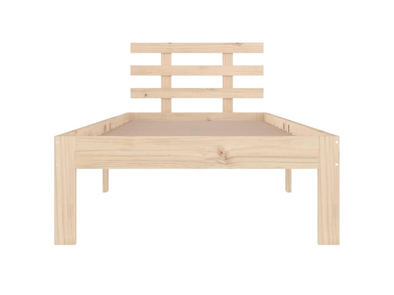  Lit simple- lit adulte -  cadre de lit sans matelas bois massif 100x200 cm  - Conforama C