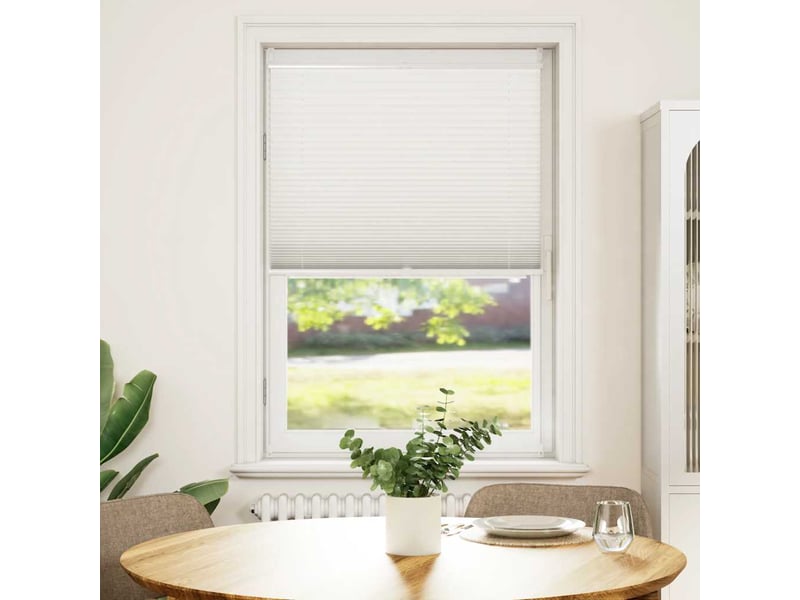  Store plissé, store de fenêtre 80x100 cm blanc cf46661  - Conforama B