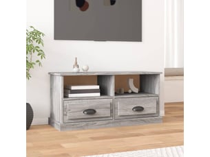 Meuble tv coloris gris 93 cm <strong></strong>  <strong></strong>