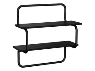 Etagère 80 cm coloris noir  
