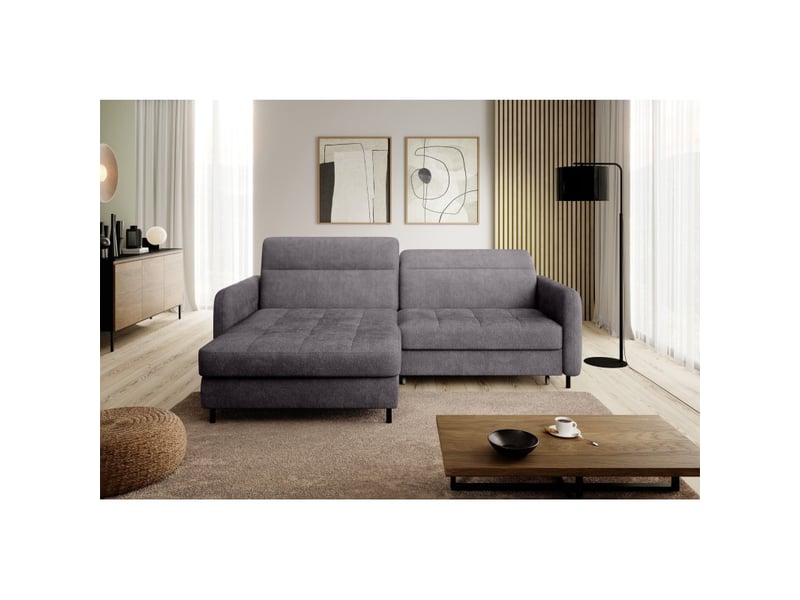  Canapé d'angle collection goumsi coloris gris  - Conforama E