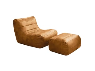 Fauteuil fixe DESVIAE Tissu marron