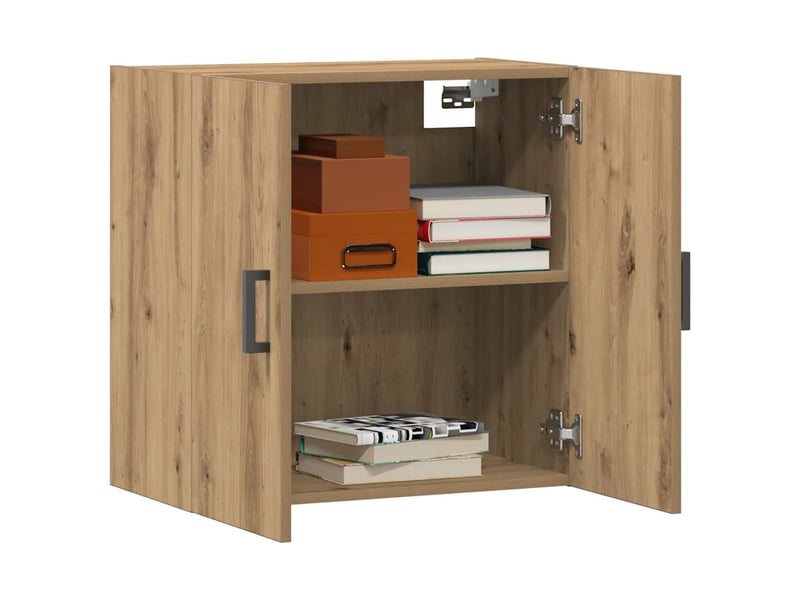  Armoire murale salon chêne artisanal 60x31x60cm bois d'ingénierie shl7125  - Conforama C