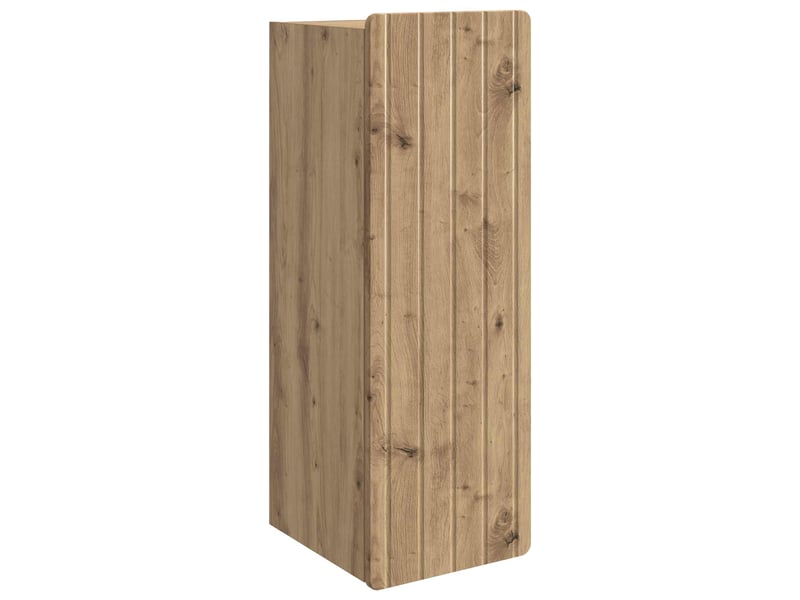  Armoire murale salon, meuble de rangement 33 x 34,5 x 94 cm bois d'ingénierie  - Conforama A