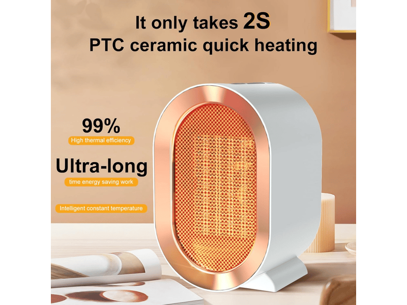  Chauffage d'appoint électrique d'intérieur portable, 1 200 w, avec thermostat, pour grandes pièces, chambres et bureaux, noir  - Conforama B