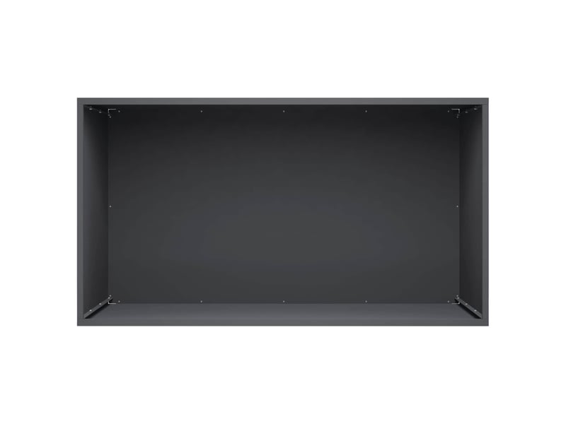  Jardinière - cache-pot de jardin 2 pcs anthracite 100 x 50 x 50 cm  - Conforama E