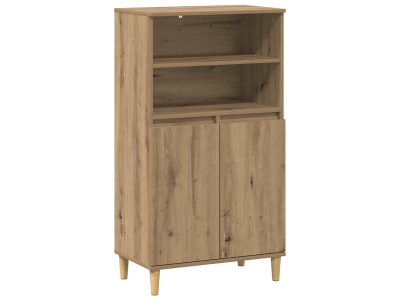  Buffet - haut armoire chêne artisanal 60 x 36 x 110 cm bois d'ingénierie  - Conforama A