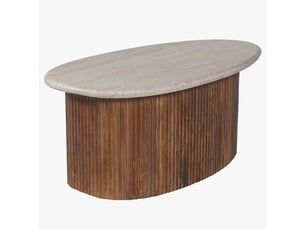 Table basse  coloris marron MOBILIER DECO 