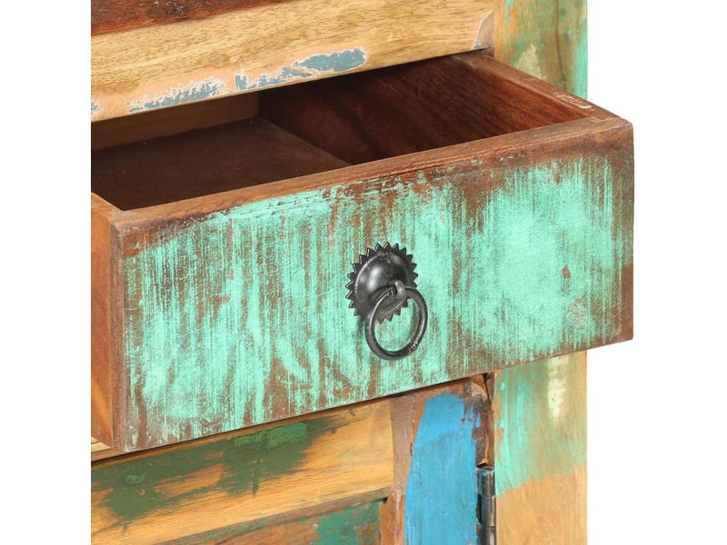  Buffet - bahut - meuble de rangement 70x35x65 cm bois de récupération massif  - Conforama D