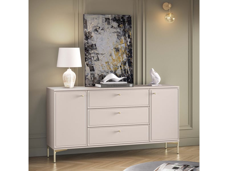 Selsey sandro - buffet à 2 portes - 160 cm - grėge Sandro - Conforama B