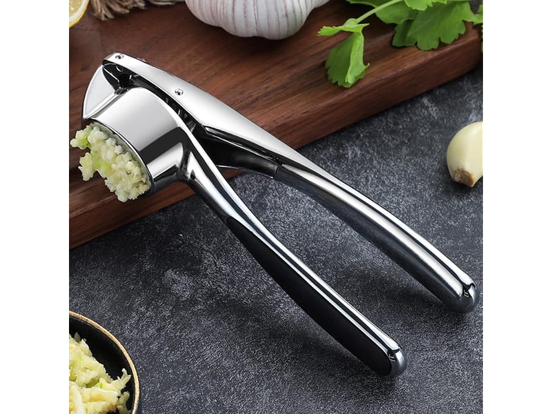  Presse-ail broyeur à ail presse-ail en acier inoxydable, broyeur professionnel, pratique, lave-vaisselle, propre, avec poignée antidérapante, pour res  - Conforama C