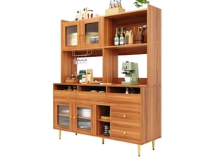 Buffet 4 porte(s)  2 tiroir(s) <strong>MODENVIE</strong> <strong></strong> - 145 cm coloris marron 
