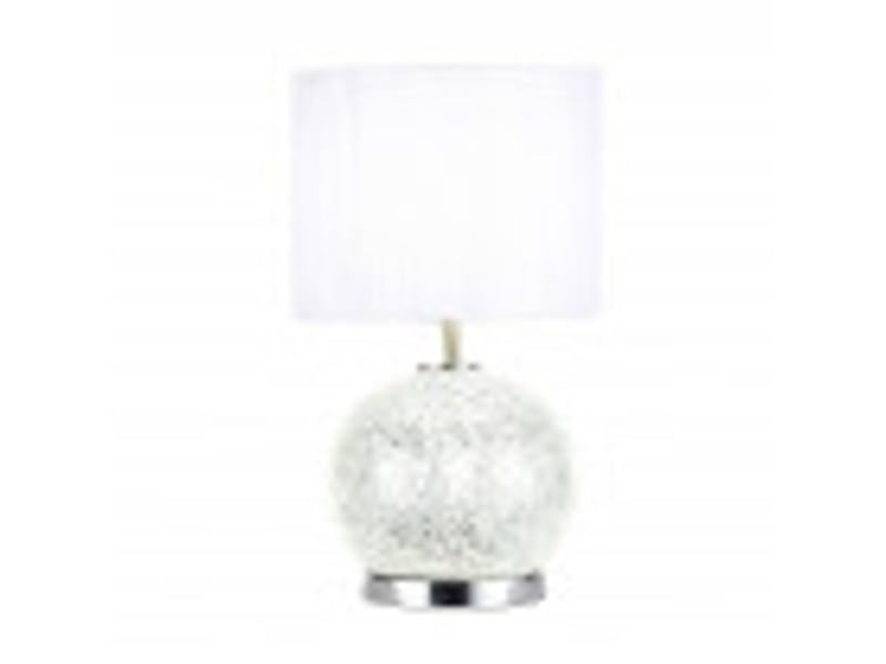  Lampe à poser fabrilamp secoya e27 coloris miroirchromé 50 x 30 x 30 cm 138472020 - Conforama D