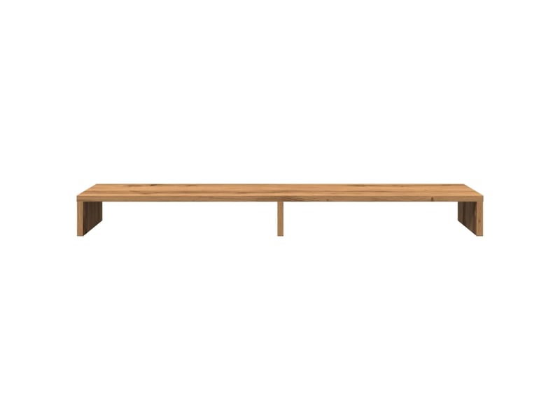  Support de moniteur table meuble bureau artisanal 100 x 27 x 10cm bois ingénierie marron 02_0044909  - Conforama B
