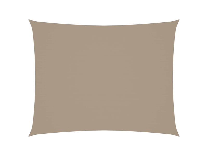  Voile de parasol - voile d'ombrage tissu oxford rectangulaire 2x3,5 m taupe  - Conforama A