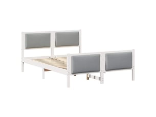 Lit 2 places 150x200 cm    coloris blanc