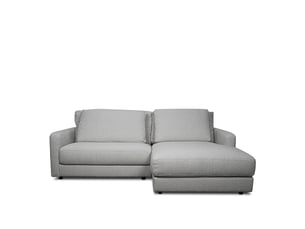 Canapé venezia laine bouclée angle d taupe 3 pl
