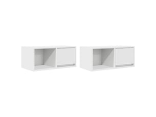 Meuble tv coloris blanc 60 cm <strong></strong>  <strong></strong>