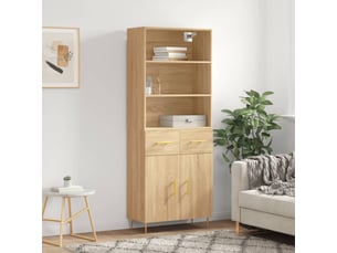 Buffet 1 porte(s) <strong></strong> <strong></strong> - 69.5 cm coloris marron