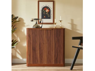 Buffet 2 porte(s)   MODFU  - 80 cm coloris marron 