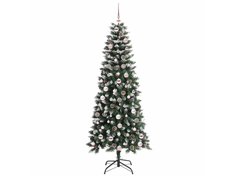  Sapin de noël artificiel, arbre de noël vert 180 cm pvc, plastique et acier shl9789  - Conforama D