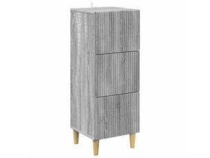 Armoire de rangement bureau, armoire à tiroirs sonoma gris 33 x 34,5 x 90 cm shl4682