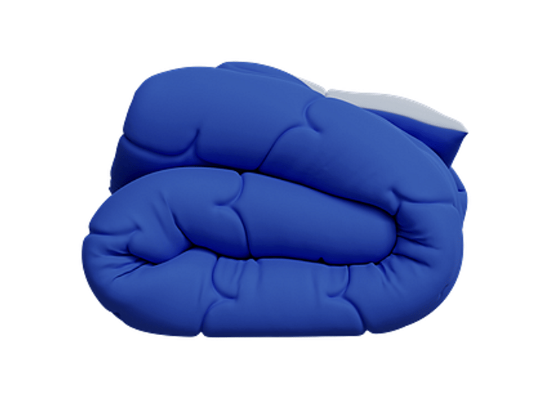 CASABEL Couette 220x240 cm Chaude Grand Froid Diamant Réversible Bleu Garnissage densité 700 g/m2 Couette Grand Froid - Conforama C