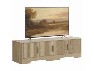 Meuble tv coloris bois clair 140 cm PANGIVO  