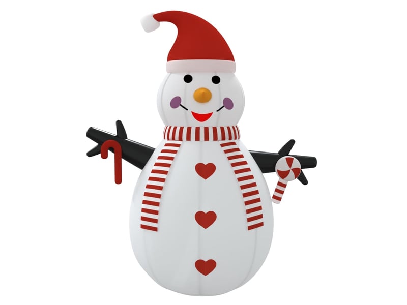  Bonhomme de neige gonflable avec led 250 cm cf62134  - Conforama D