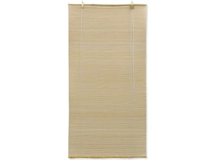 Store enrouleur, store à rouleau bambou naturel 150x220 cm cf44943
