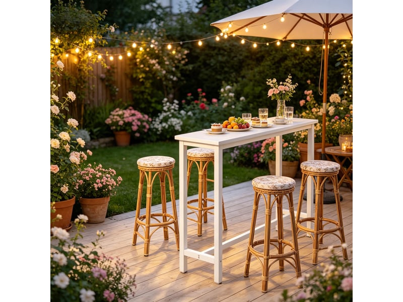  Table multifonction, table de bar élégante, table à manger et table basse  - Conforama D