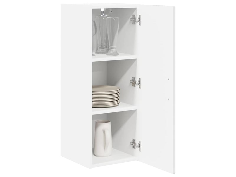  Meuble mural de cuisine, armoire de cuisine 2 pcs blanc brillant bois d'ingénierie shl4402  - Conforama C