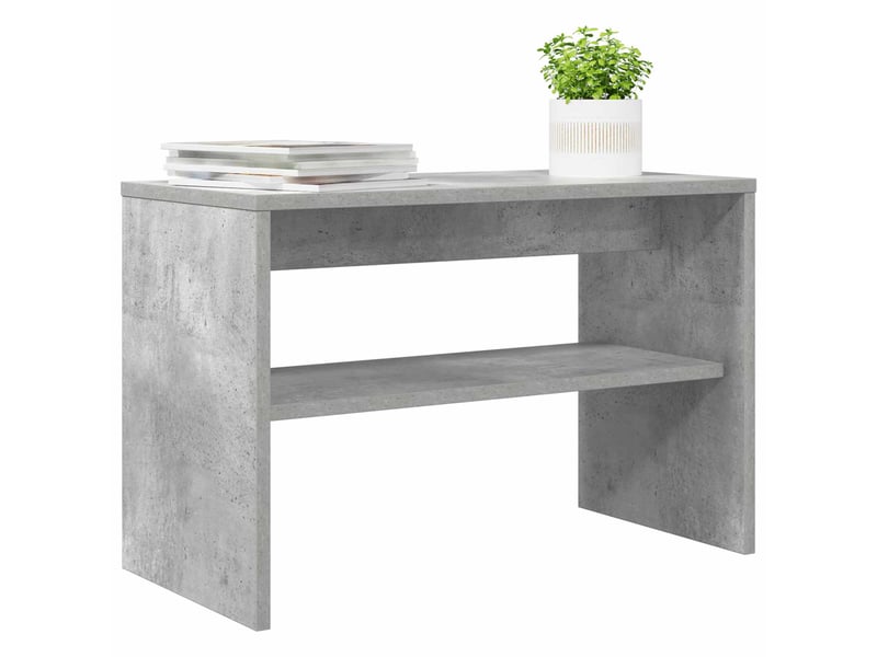  Meuble tv - banc tv - meuble de rangement 60 x 30 x 40 cm gris béton bois d'ingénierie  - Conforama C