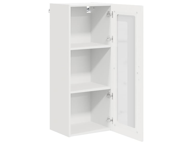  Meuble mural de cuisine | armoire de cuisine blanc 40x31x100cm shl169  - Conforama E