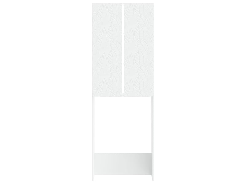 Armoire de toilette, meuble de toilette delft blanc 66x25.5x190 cm - Conforama E