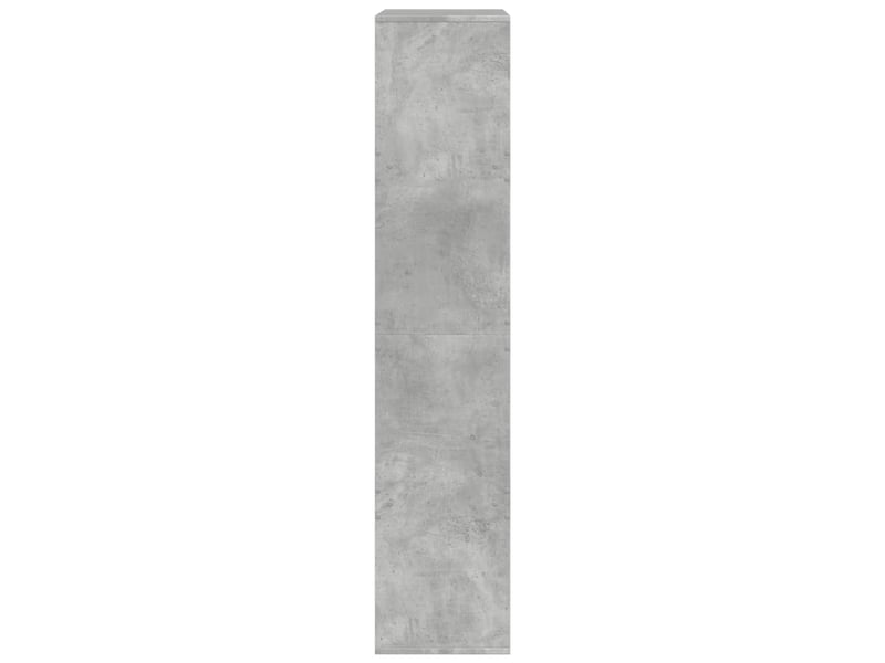  Bibliothèque, meuble de rangement salon gris béton 100x33x155,5 cm bois d'ingénierie  - Conforama E