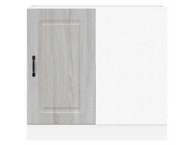  Meuble de rangement, armoire de cuisine kalmar sonoma gris bois d'ingénierie shl7580  - Conforama D