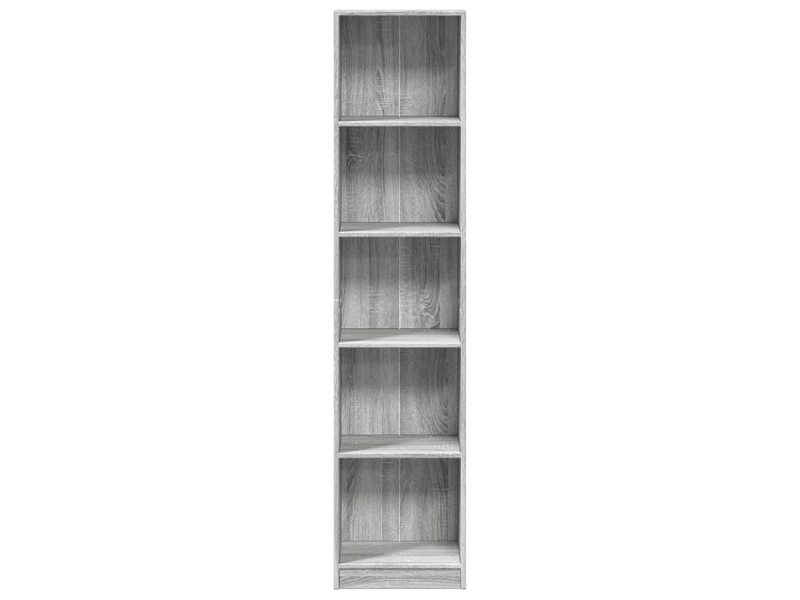  Bibliothèque, meuble de rangement salon sonoma gris 40x24x176 cm bois d'ingénierie  - Conforama D