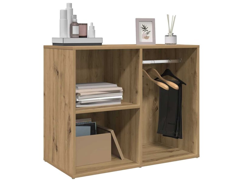  Meuble de rangement, armoire de dressing chêne artisanal 80x40x65 cm bois ingénierie  - Conforama C