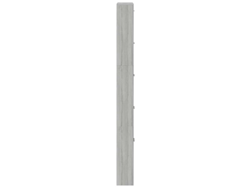  Meuble à chaussure, armoire à chaussures sonoma gris 59x17x169 cm bois d'ingénierie  - Conforama E
